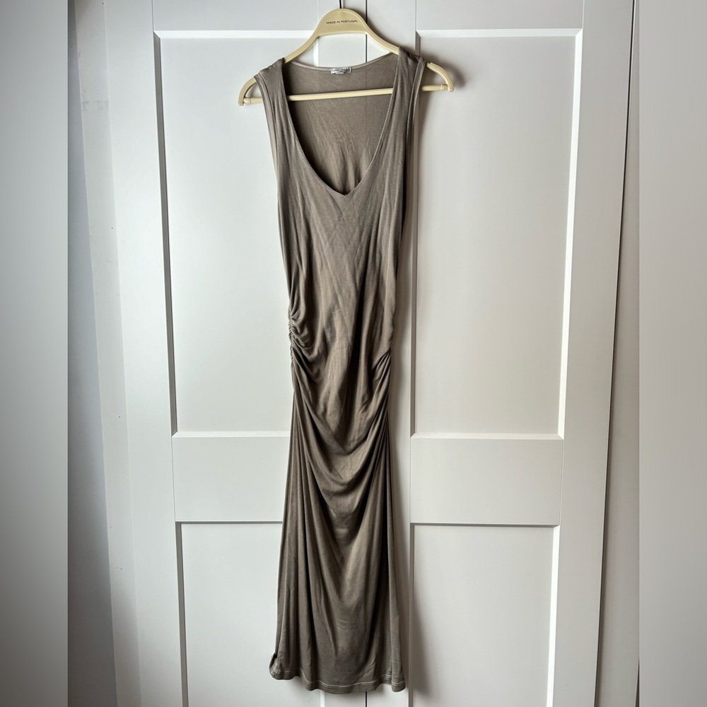 REVOLVE - James Perse ruched maxi ** with repair